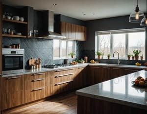 Пример планировки кухни в небольшой квартире