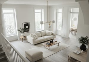 Дизайн интерьера таунхауса в минималистичном стиле